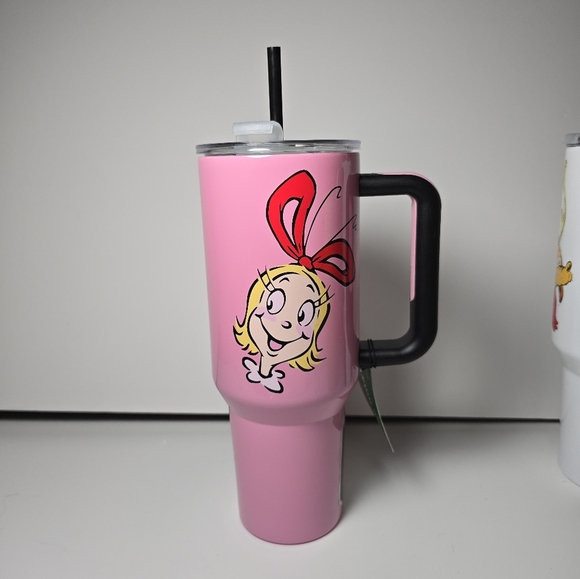 The grinch Cindy lou who 40 oz stainless steel tumbler Pink Stay Cold new - Picture 1 of 5